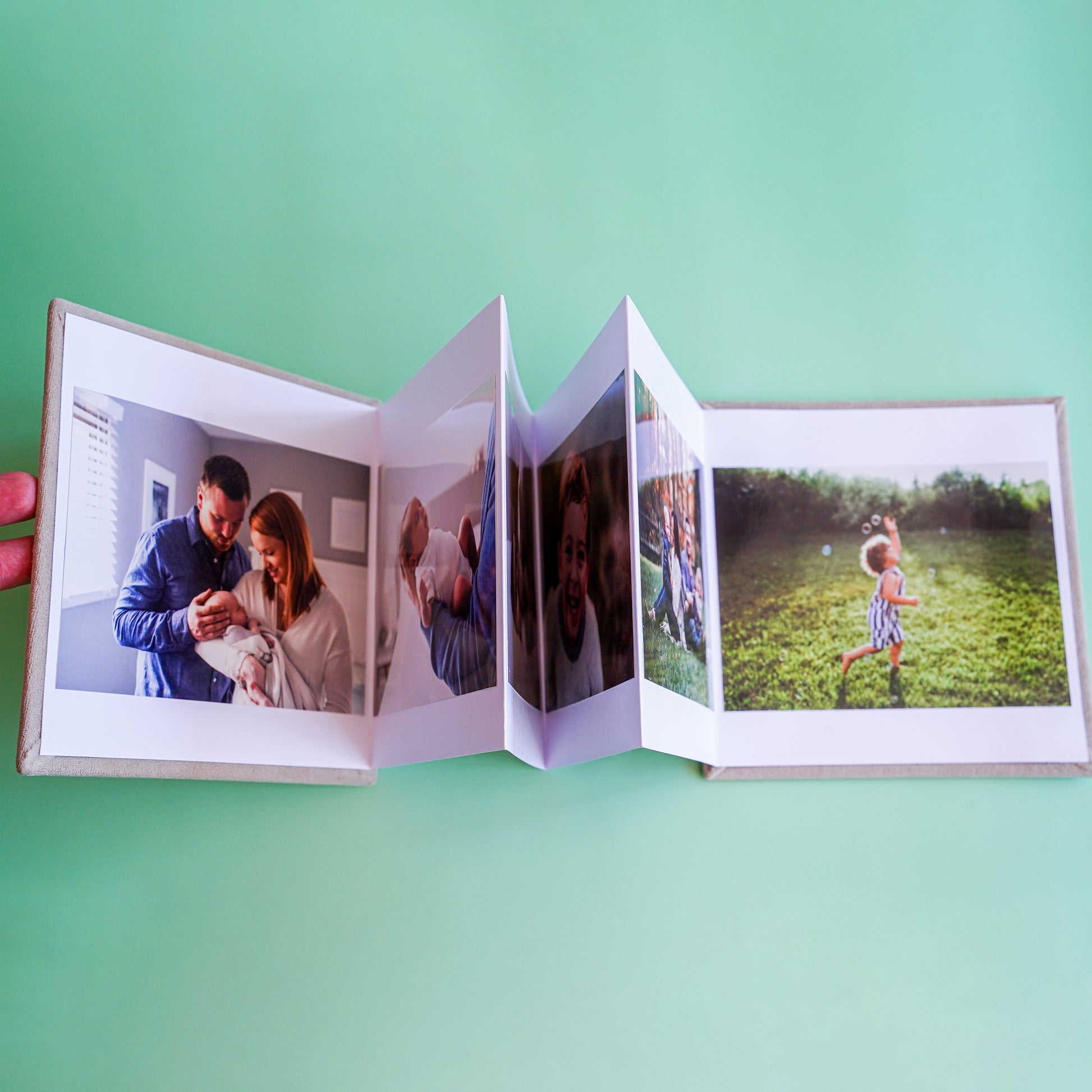 Mini libro a fisarmonica "Family"