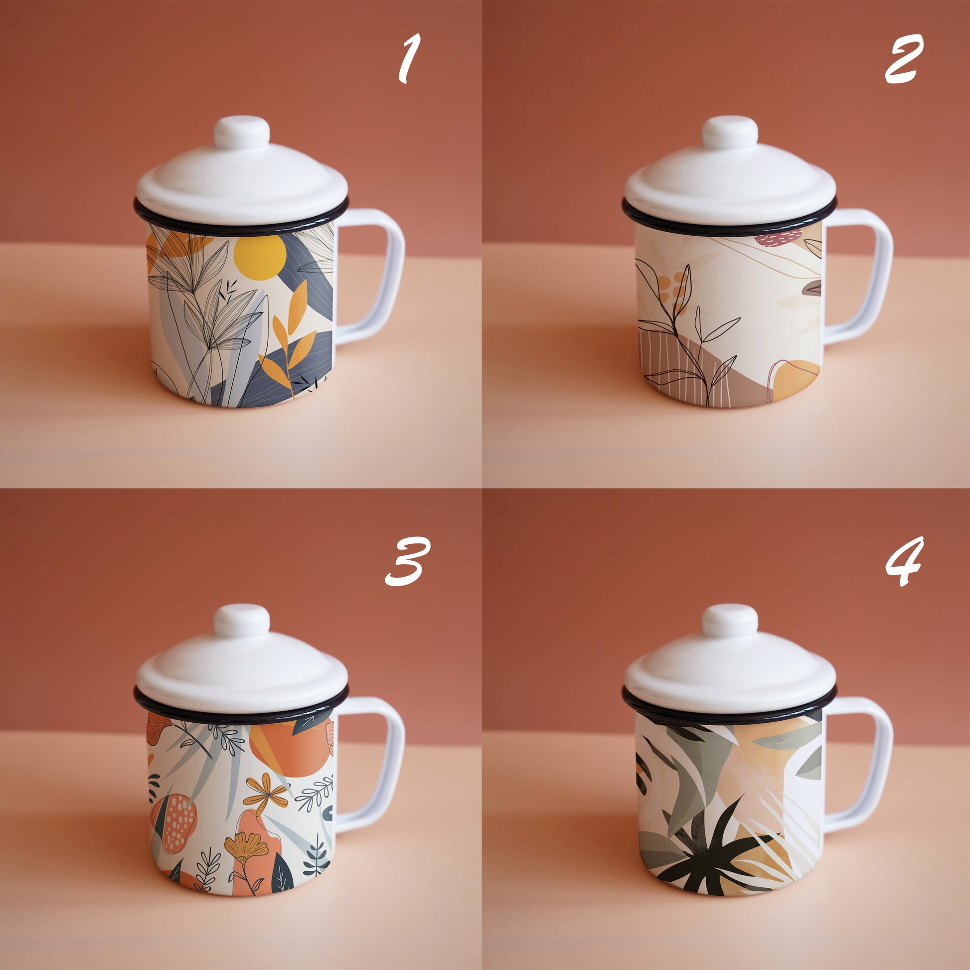 Tazza con coperchio