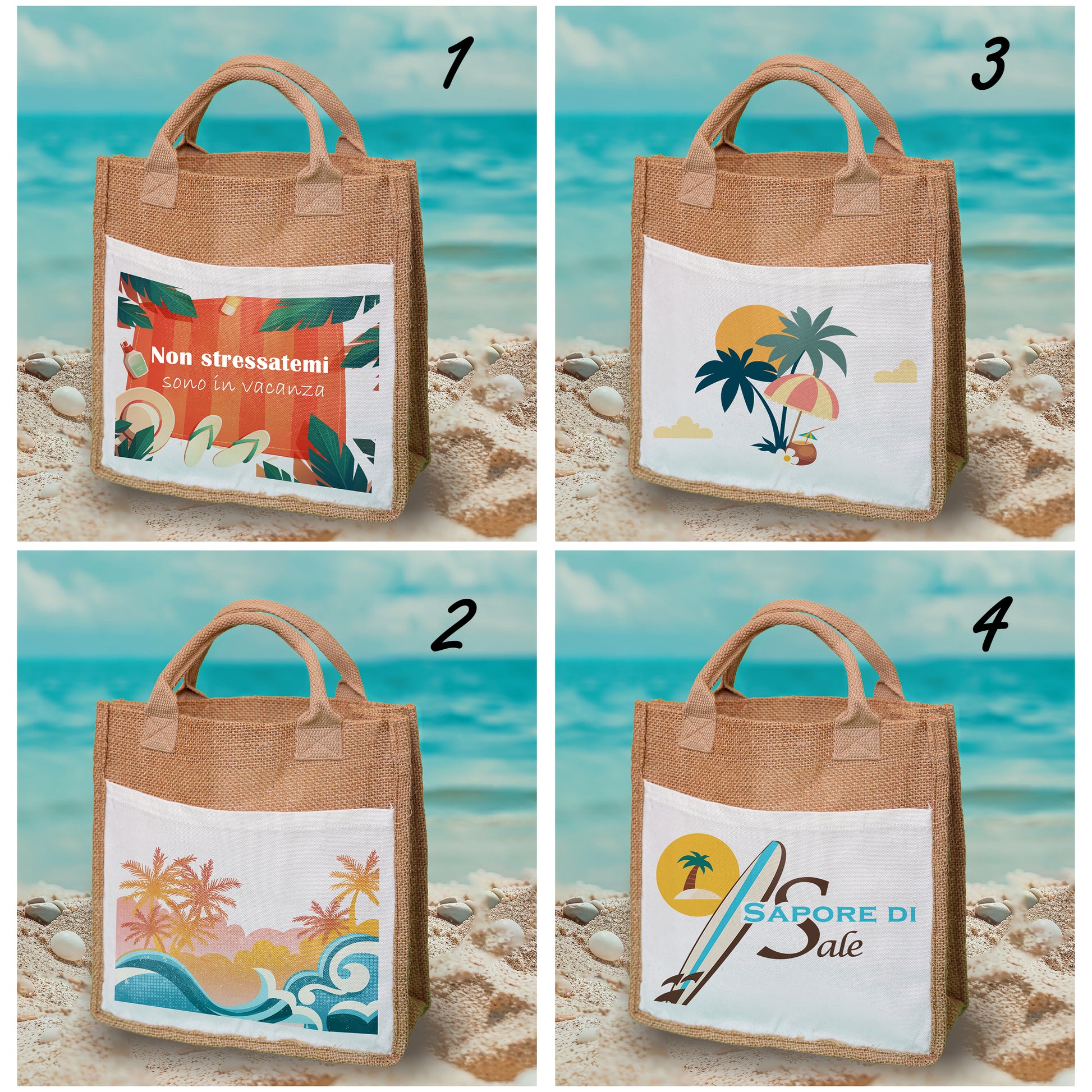 Borsa di Juta "Summer"