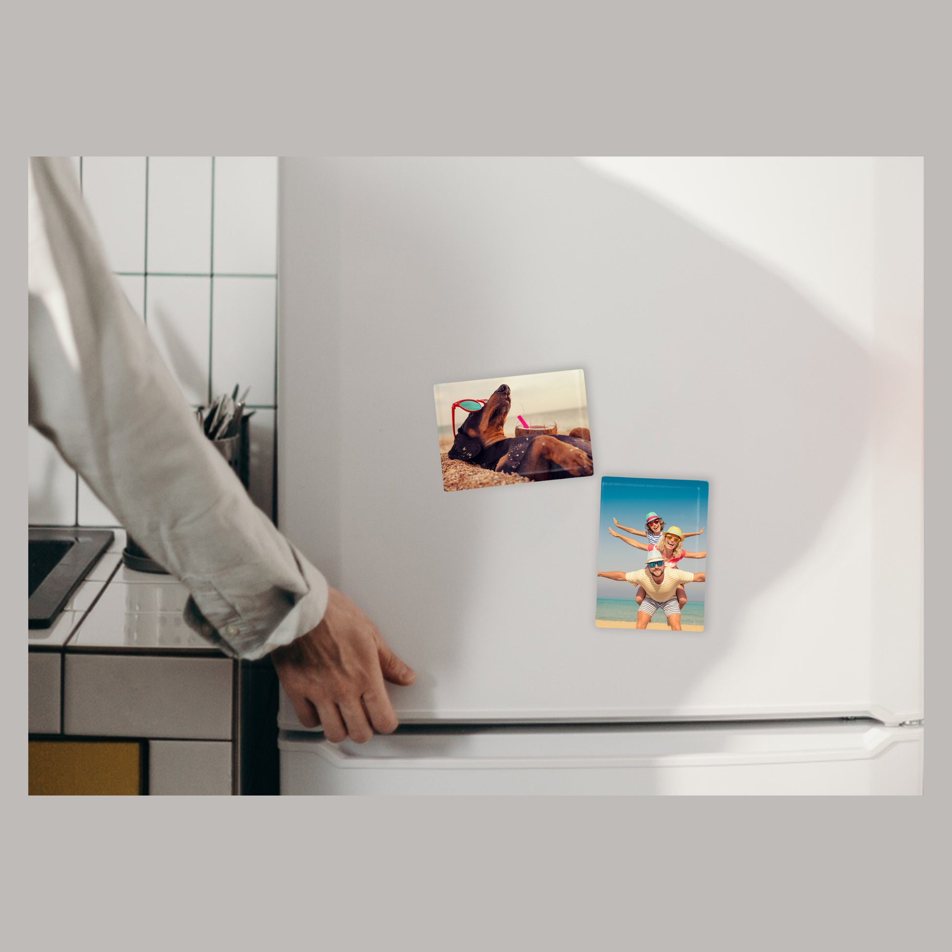 Magnet di vetro rettangolare